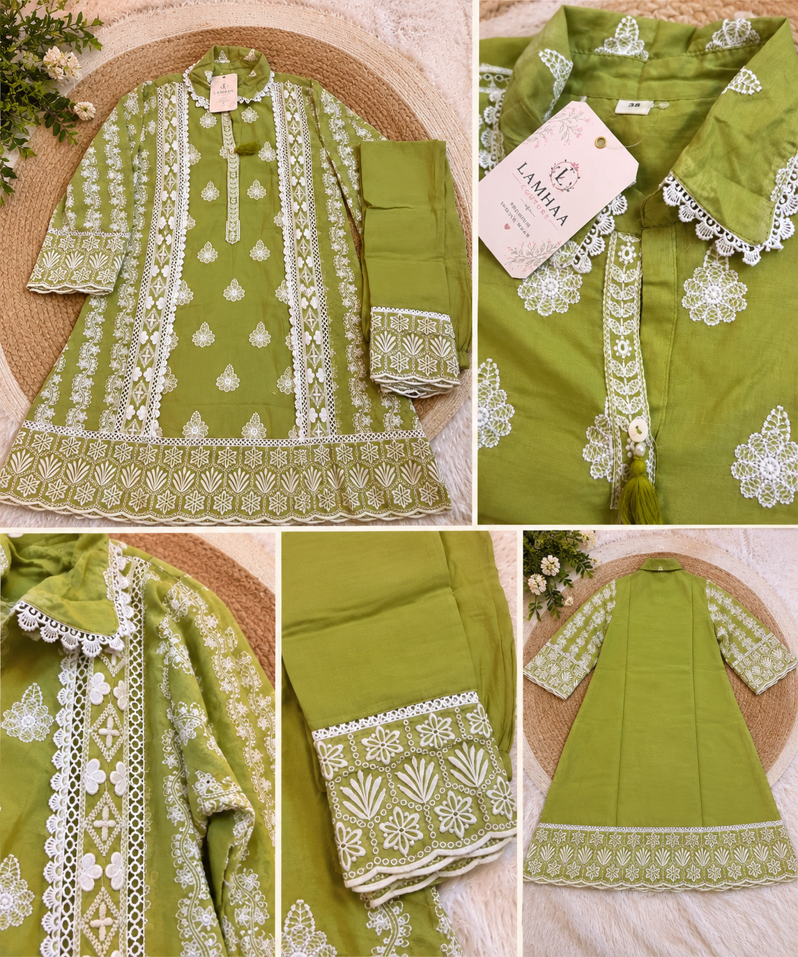 ✨ Hariyali Raas – Green Co-ord Set