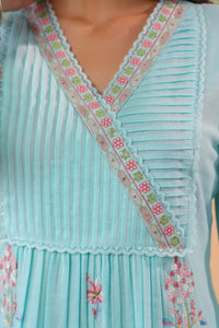 💙 NEELAMBRI COORD — Sky Blue Elegance 💙