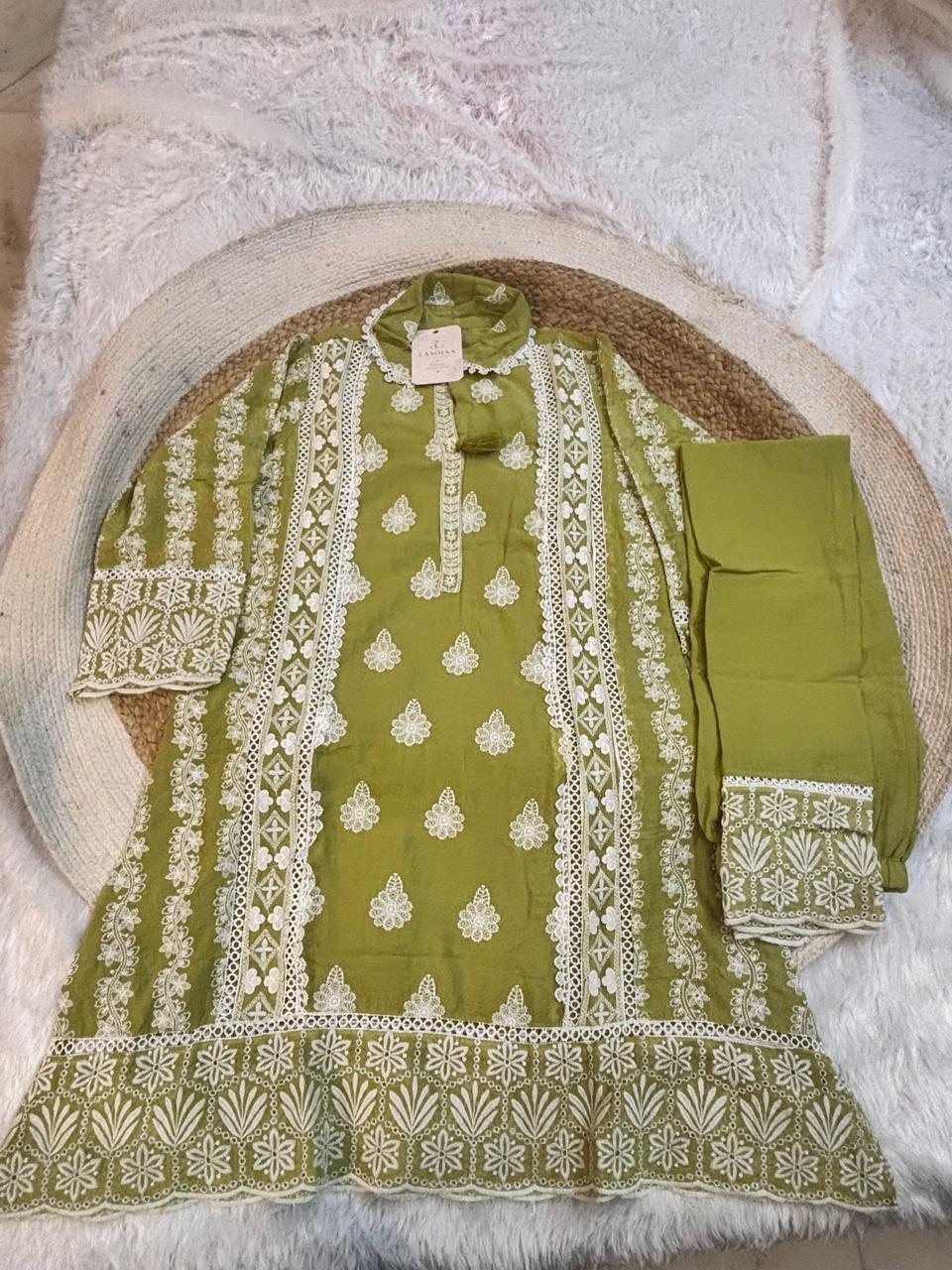✨ Hariyali Raas – Green Co-ord Set