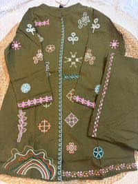 ✨ Madhuban – Olive Co-ord Set
