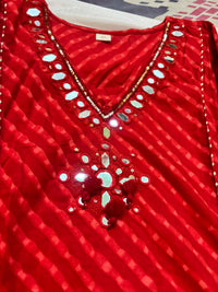 🌹 LAAL GULAAL – Red Bandhani Suit Set 🌹