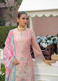 GULNAAR – Pastel Floral Embroidered Suit Set