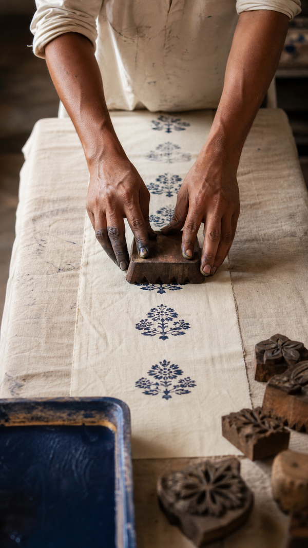 Behind the print